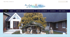 Desktop Screenshot of ourladyofthemountain.org
